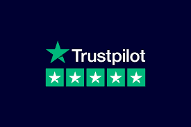 Trustpilot 5-star rating badge showing excellent customer reviews and high satisfaction score.